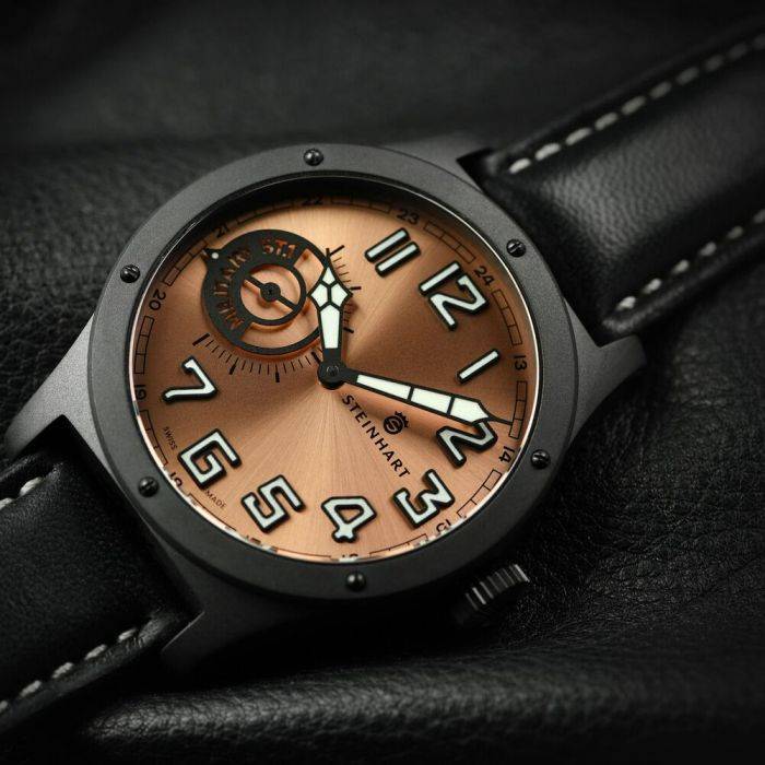Steinhart MILITARY 47 ST1 pink gold Ltd. Edition Fabrik Onlineshop