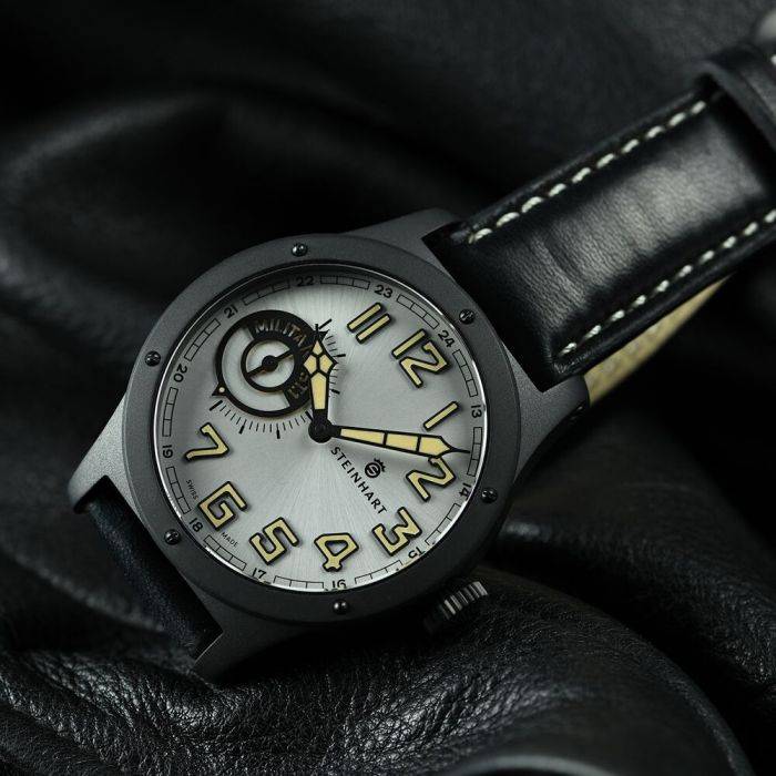 Steinhart MILITARY 47 ST1 silber Ltd. Edition Fabrikpreis