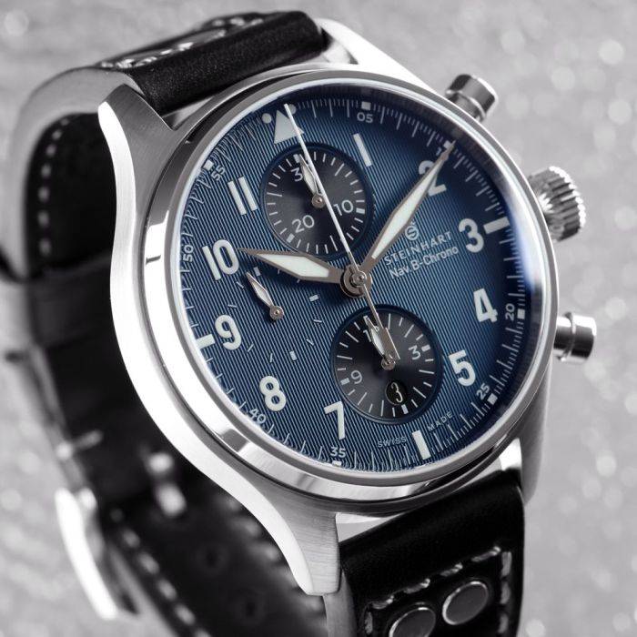 Steinhart NAV.B-CHRONO 42 CLASSIC A-TYPE BLUE Muttertagsangebot