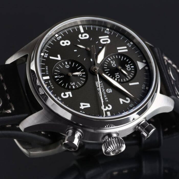 Steinhart NAV.B-CHRONO 42 CLASSIC A-TYPE BLACK Heißer Verkauf