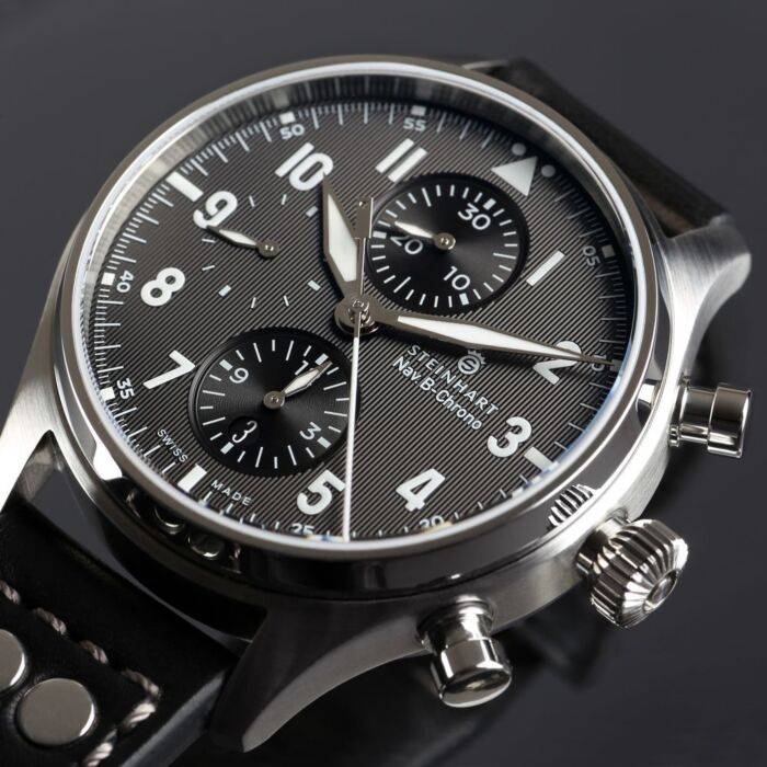 Steinhart NAV.B-CHRONO 42 CLASSIC A-TYPE BLACK Heißer Verkauf