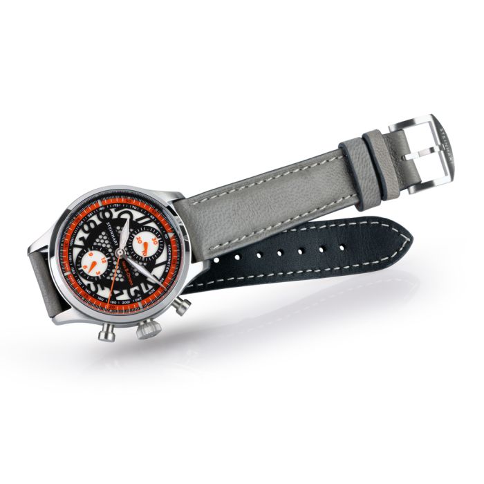 Steinhart NAV.B-CHRONO 42 SKELETON orange Top Angebot