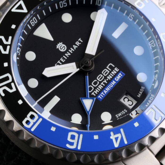 Steinhart Ocean 39 GMT Titan premium Ceramic 50% Rabatt mit kostenlosem Versand