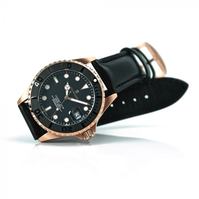 Steinhart Ocean 39 PINK-GOLD Ceramic Taucheruhr Heißer Verkauf