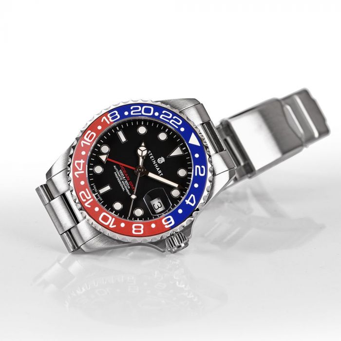 Steinhart Ocean 39 GMT BLUE-RED Ceramic Taucheruhr Online Outlet