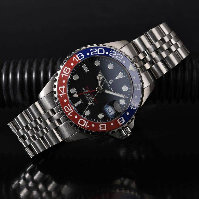 Steinhart Ocean 39 GMT.2 BLUE-RED Ceramic Taucheruhr Blitzangebot