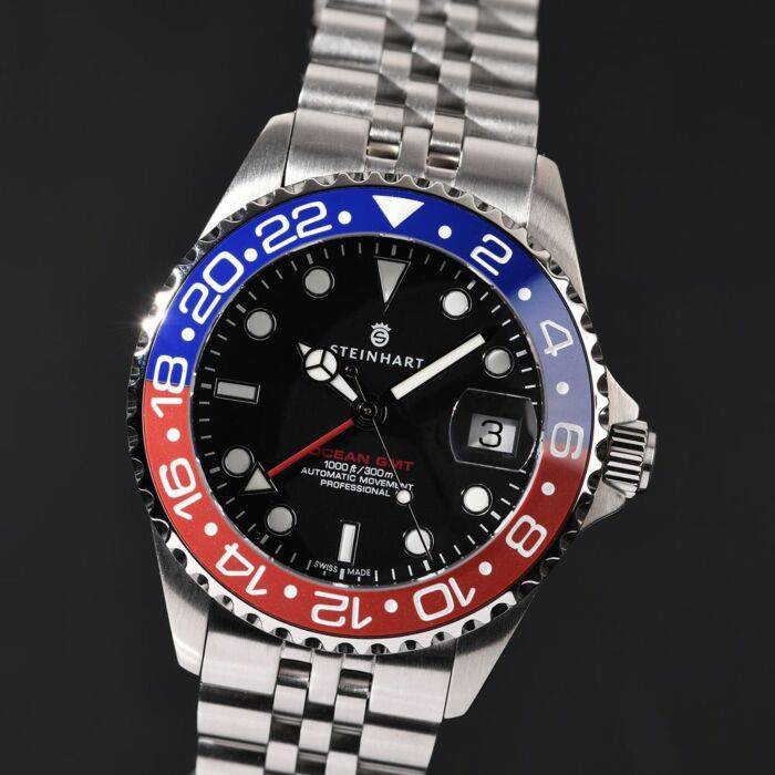 Steinhart Ocean 39 GMT.2 BLUE-RED Ceramic Taucheruhr Blitzangebot