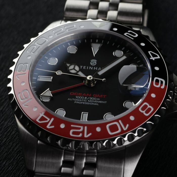 Steinhart Ocean 39 GMT.2 BLACK-RED Ceramic Taucheruhr Tägliche Deals
