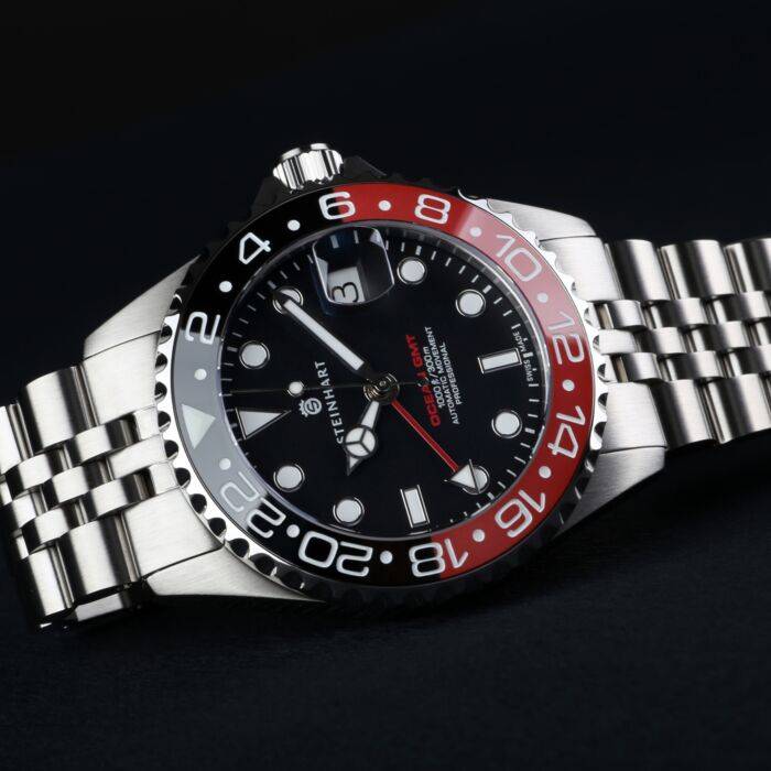 Steinhart Ocean 39 GMT.2 BLACK-RED Ceramic Taucheruhr Tägliche Deals