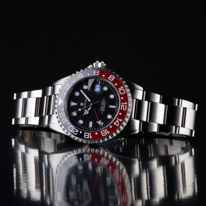 Steinhart Ocean One GMT BLACK-RED Ceramic Taucheruhr Wochenangebot