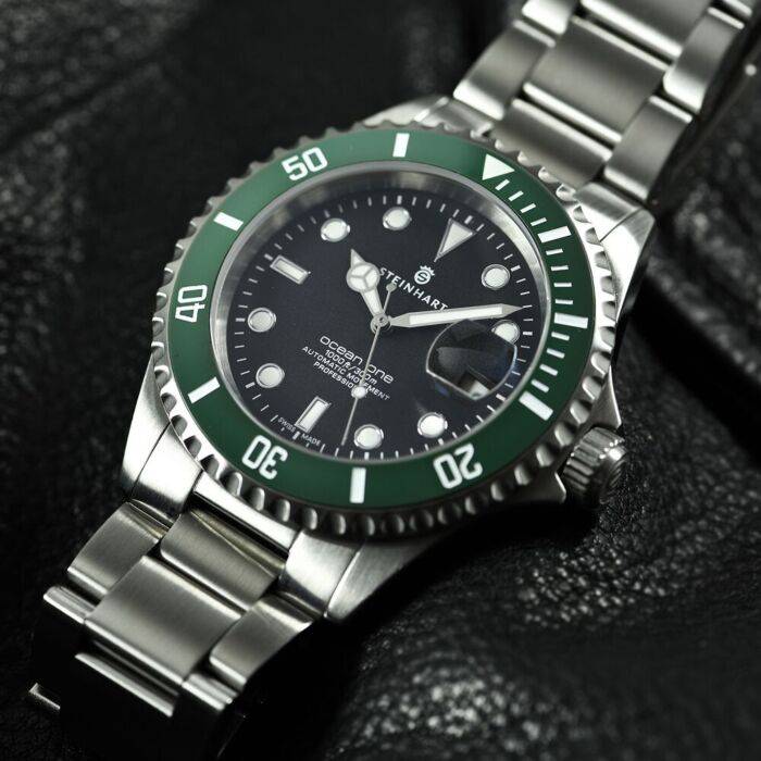 Steinhart Ocean One GREEN Ceramic Taucheruhr Zeitbegrenzte Promotion