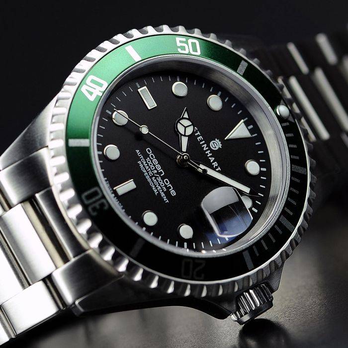 Steinhart Ocean One GREEN Taucheruhr Bis zu 50% Rabatt