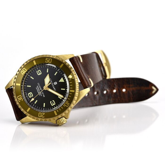 Steinhart Ocean One Bronze LIGHT-BROWN Taucheruhr Sonderangebot der Fabrik