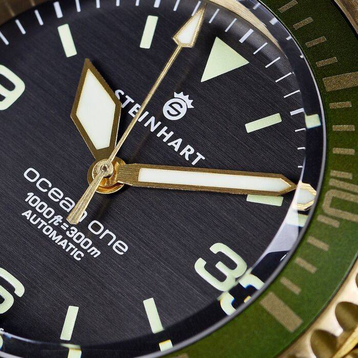 Steinhart Ocean One Bronze GREEN Taucheruhr Vierteljährliche Förderung