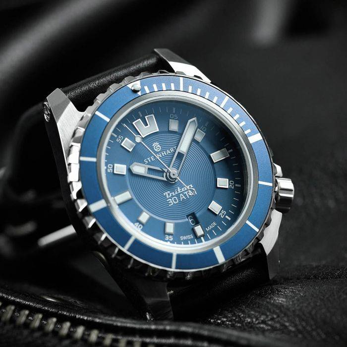 Steinhart Triton 30 ATM BLUE Taucheruhr 50% Rabatt mit kostenlosem Versand