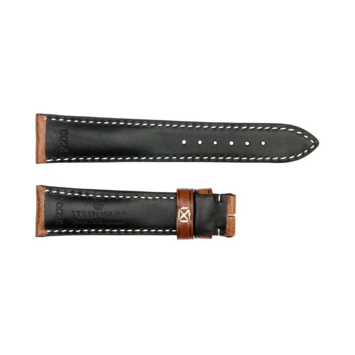 Steinhart Lederband braun für Flight Timer White Größe L Osterangebot